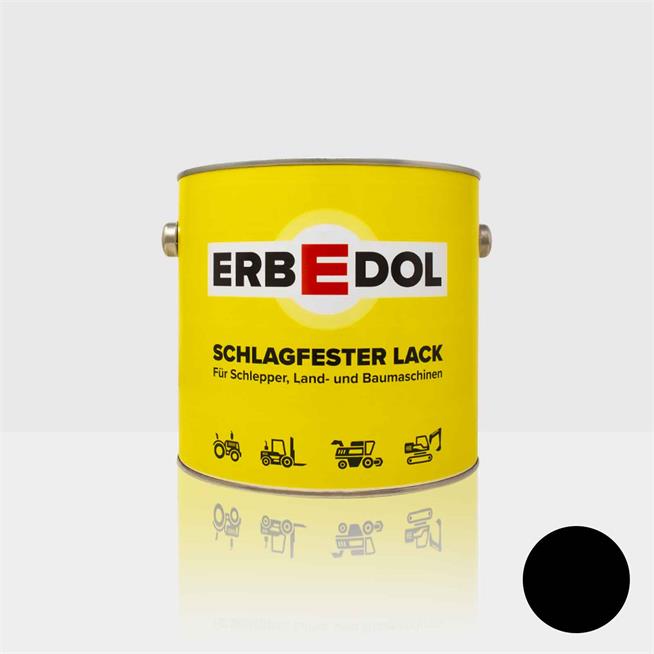 Erbedol Kunstharzlack RAL 9005 schwarz glänzend 2,5l